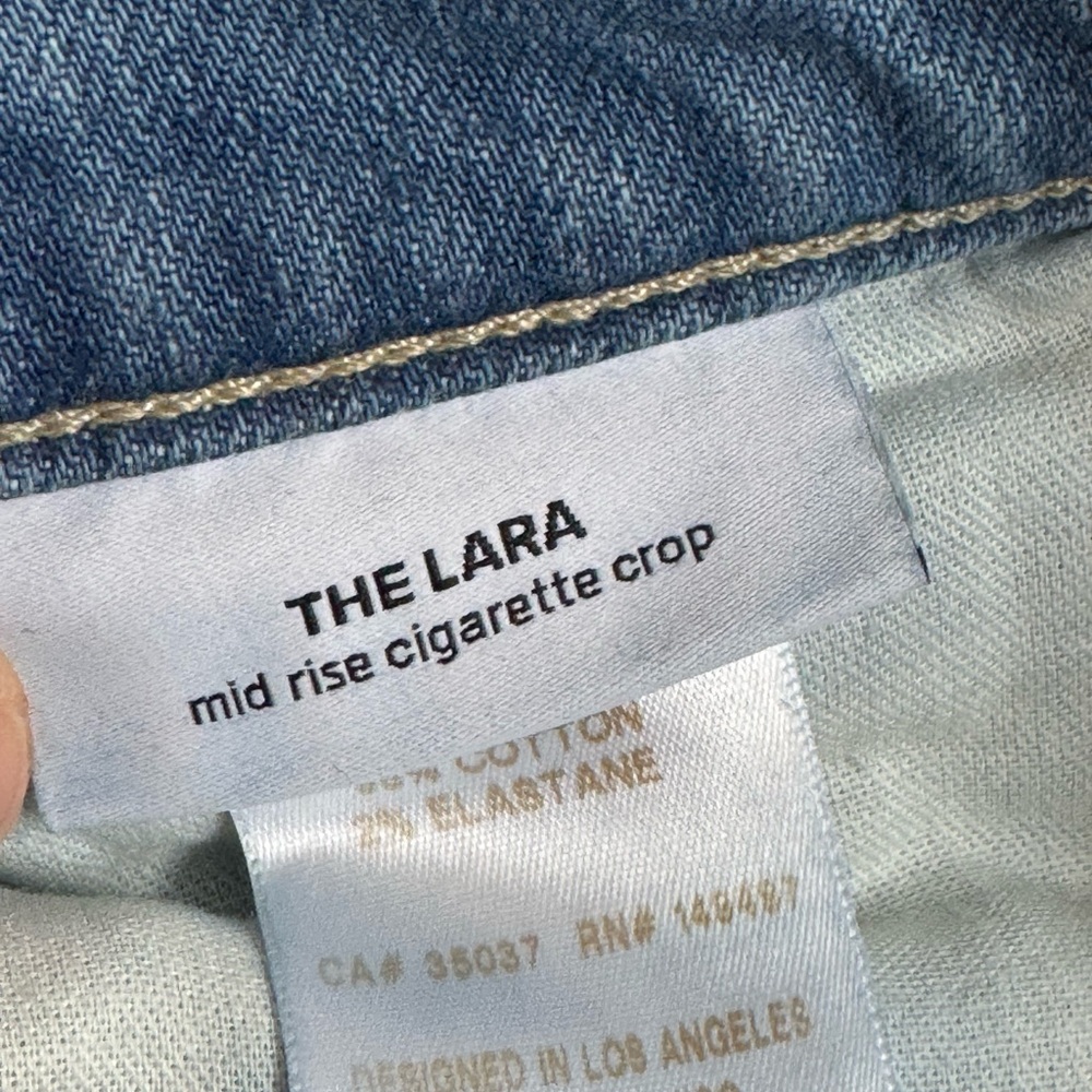 Joe’s The Lara mid Rise Cigarette Crop Jeans Wayfarer Size 32 - Picture 4 of 9